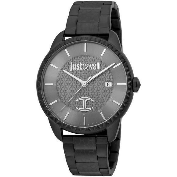 Just Cavalli Black Stainless Steel Dress Men´s Watch